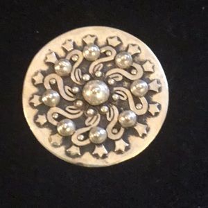 Sterling silver brooch from Mexico